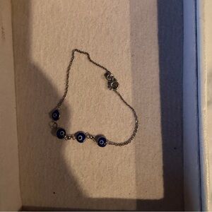 Elegant Blue Evil Eye Bracelet